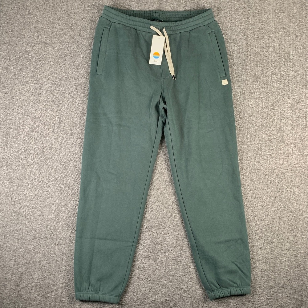 Vuori Seaside Sweatpants Men Large Hemlock Green V4007 NEW